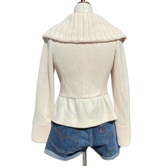 Luisa Spagnoli Woolmark Knit Cardigan Chunky Sweater - Picture 5 of 11